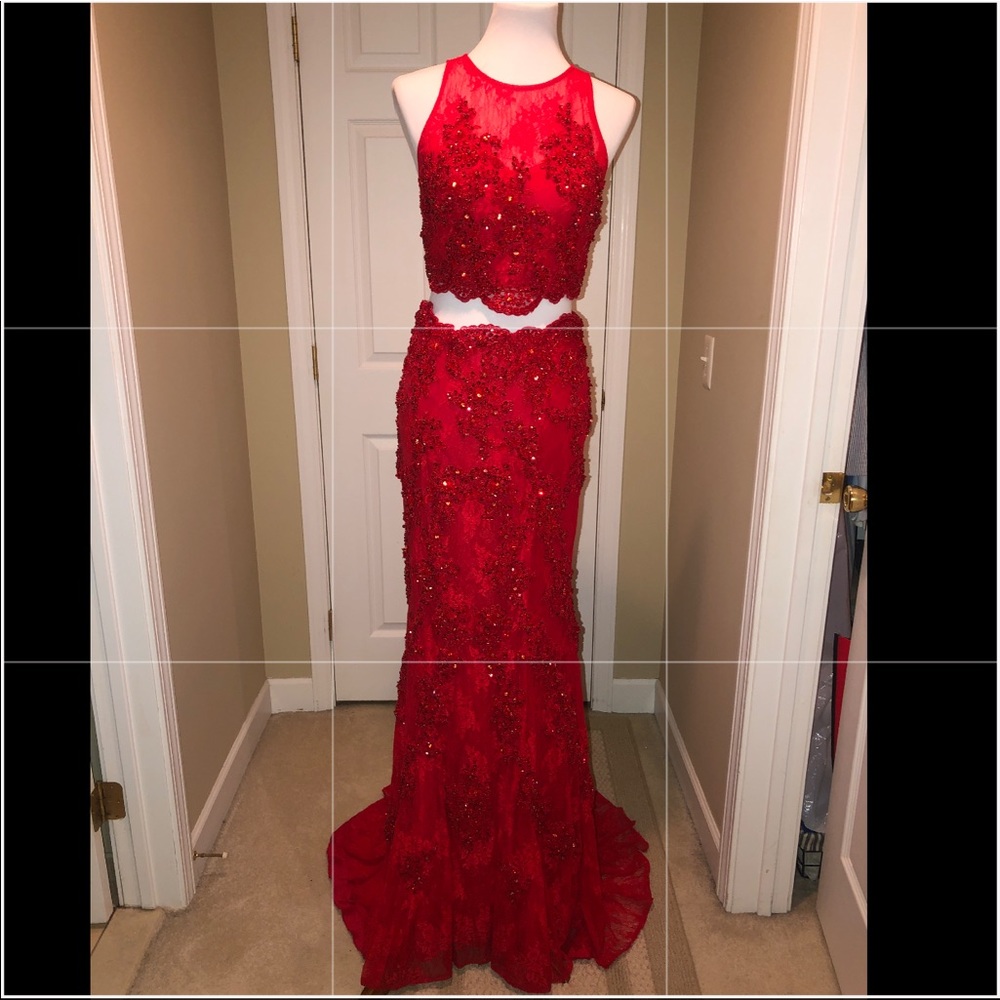 Red dress